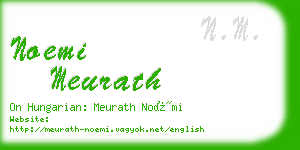 noemi meurath business card